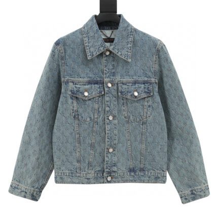Louis Vuitton monogram jacquard denim jacket