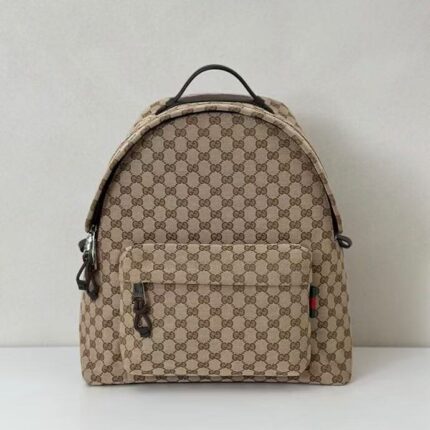 Gucci GG canvas backpack（36x42x21cm）