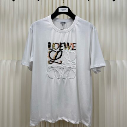 Loewe Anagram embroidered short-sleeved T-shirt